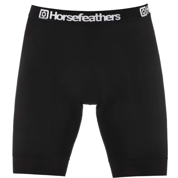 Horsefeathers LINER Pánské cyklistické legíny, černá, velikost