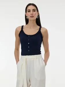 Tmavě modré dámské tílko ORSAY