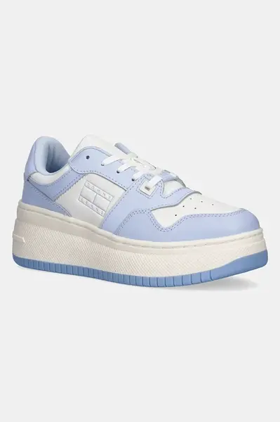 Tenisky Tommy Jeans TJW RETRO BASKET FLATFORM ESS