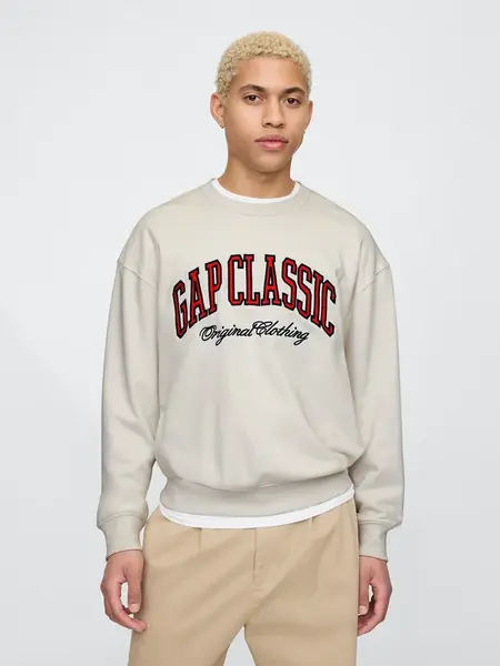 GAP Oversize mikina s logem - Pánské