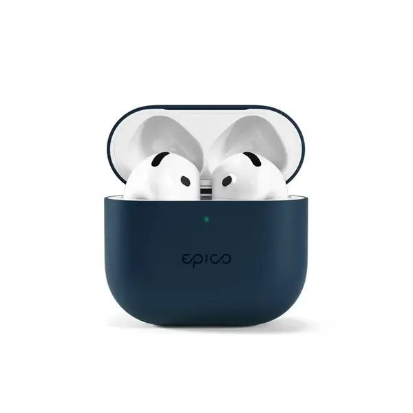 Silikonové pouzdro Epico pro AirPods 4, modrá
