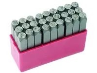 BGS technic Razící matrice písmen, raznice- sada 27ks (různé velikosti) - BGS Velikost: 10 mm