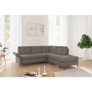 Sit & More ROHOVÁ SEDAČKA, textil, jílová barva
