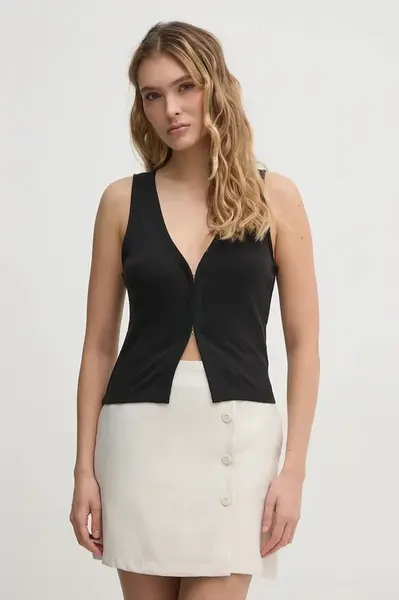 Halenka Calvin Klein Jeans dámská, černá barva, hladká, J20J225316