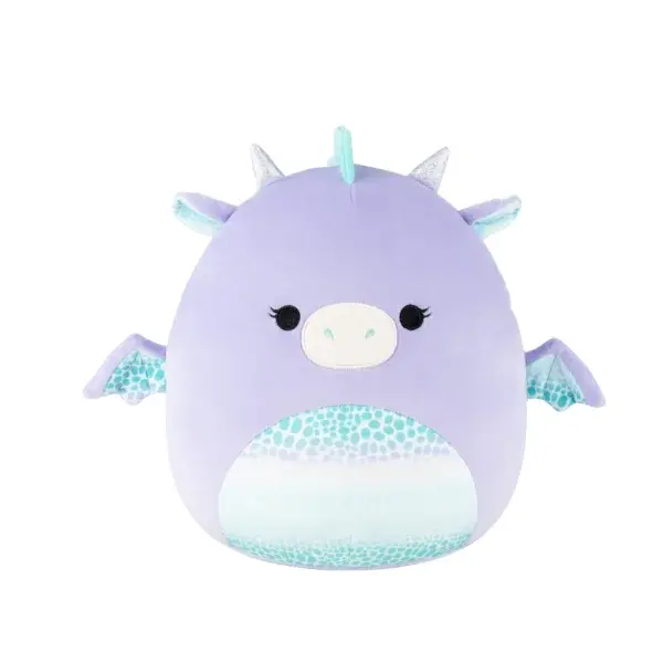 SQUISHMALLOWS Fialový dráček - Drow, 30 cm