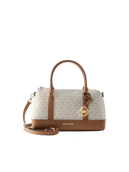 MICHAEL Michael Kors Kabelka  hnedá / šedobiela