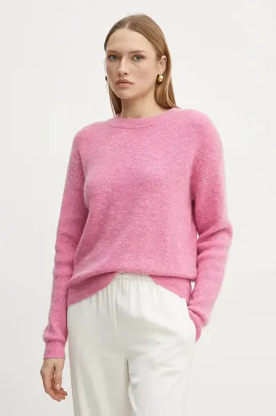 Svetr Morgan MANGUIN dámský, růžová barva, MANGUIN
