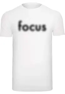 Mister Tee Tričko 'Focus'  čierna / biela