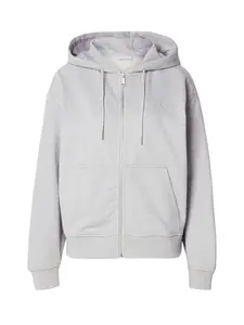 Calvin Klein Jeans Tepláková bunda  svetlosivá