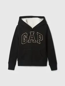 GAP Dětská sherpa mikina s logem - Holky