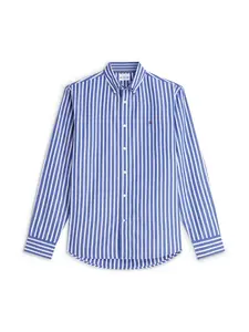 TOMMY HILFIGER Košeľa  modrá / biela