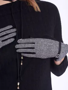 Houndstooth gloves Yups bx3892. R21