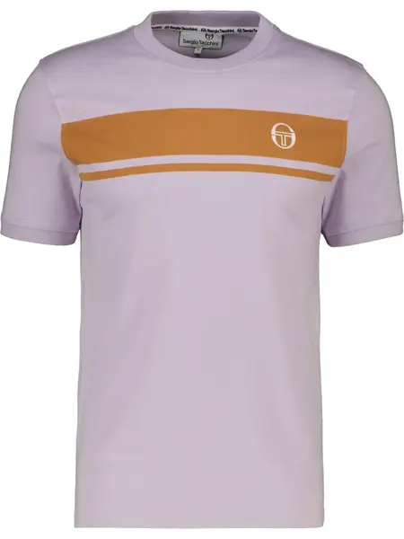 Sergio Tacchini Tričko 'Master'  hnedá / orgovánová / biela