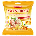 TEREZIA Zázvorky želatinky s rakytníkem, zázvorem a vitaminy 10 kusů