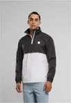 Stand Up Collar Pull Over Jacket blk/wht