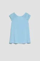 Marisse Women's Shirt L-Ko-4031 Pale Blue