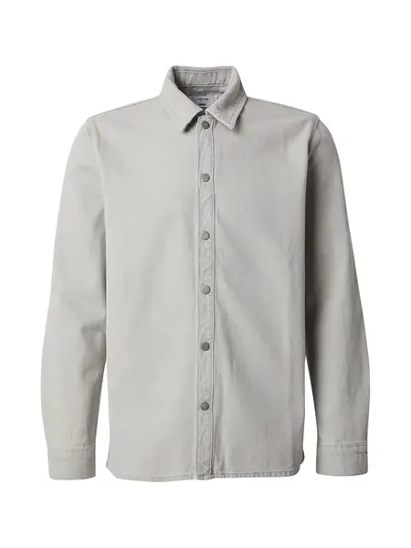 DAN FOX APPAREL Košeľa 'Jason'  sivá