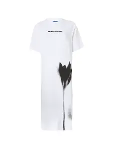 KARL LAGERFELD JEANS Šaty  čierna / biela