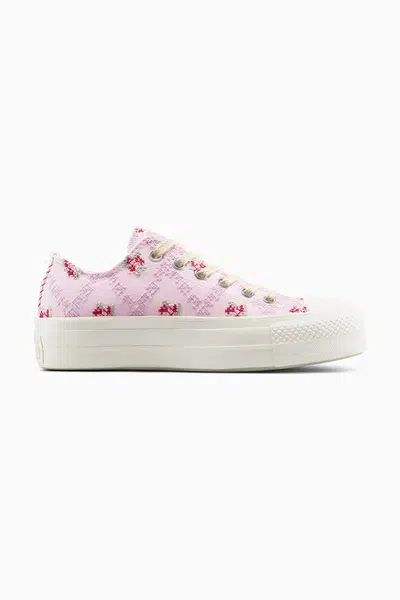 Tenisky Converse Chuck Taylor All Star Lift růžová barva, A13660C