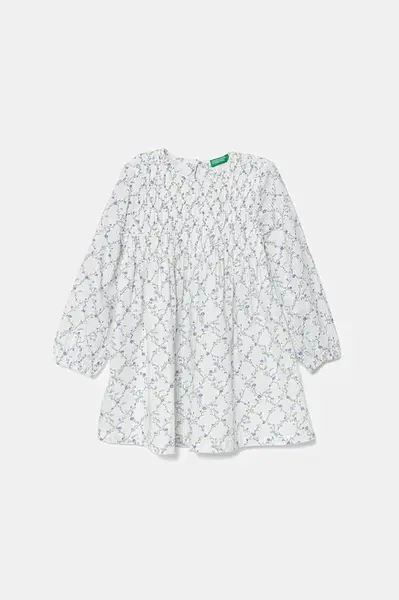 Dětské bavlněné šaty United Colors of Benetton