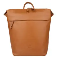 Rolovací dámsky kožený batoh Bellicci Kimora – koňak