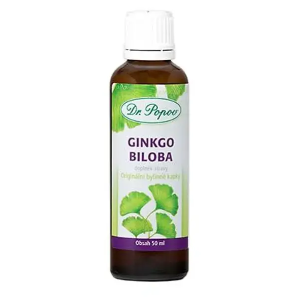 DR.POPOV Kapky bylinné ginkgo biloba 50 ml