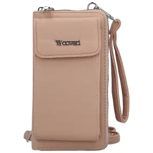 Dámská crossbody kapsa růžová - Coveri Vivika