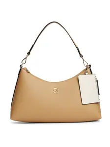 TOMMY HILFIGER Kabelka na rameno  piesková