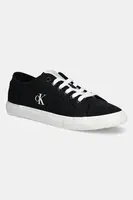 Tenisky Calvin Klein Jeans ESS VULC LOW MG CANVAS černá barva, YM0YM01209