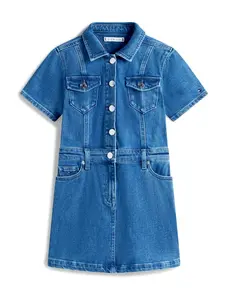 TOMMY HILFIGER Šaty  modrá denim