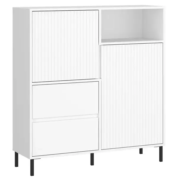 Komoda Avenale AVEK03 U008 2D2S biela/biela alpský