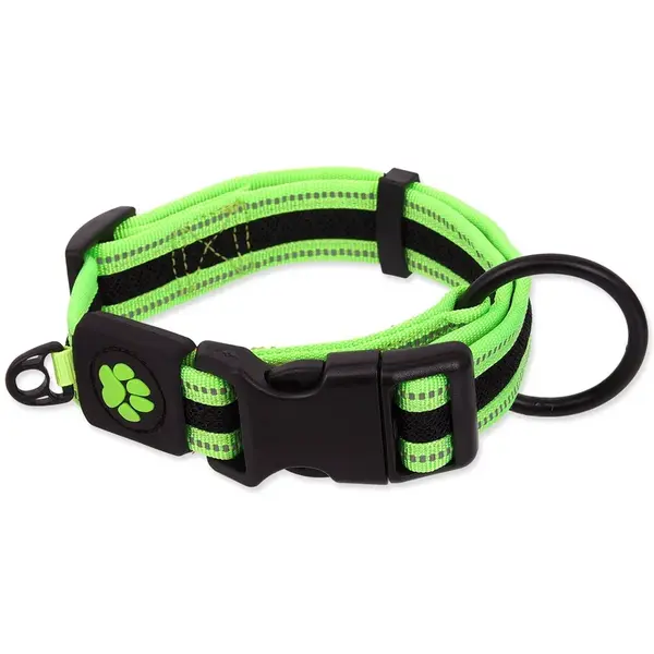 Active Dog Obojek Fluffy XL limetka 3,8x44-70cm
