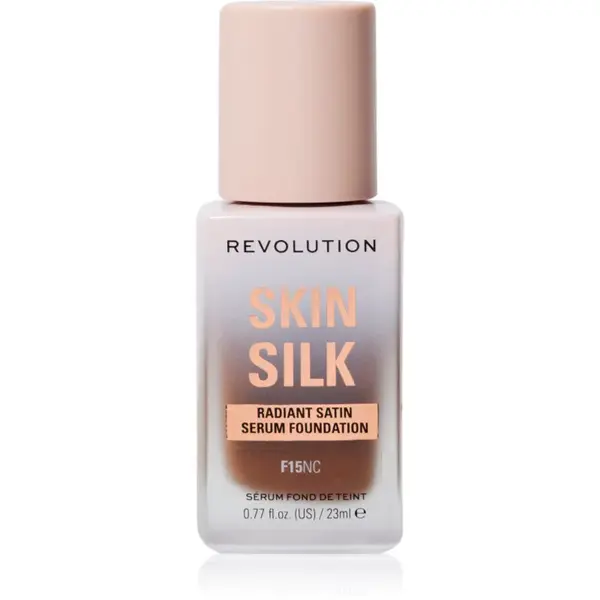 Revolution Skin Silk Serum Foundation lehký make-up s rozjasňujícím účinkem odstín F15 23 ml