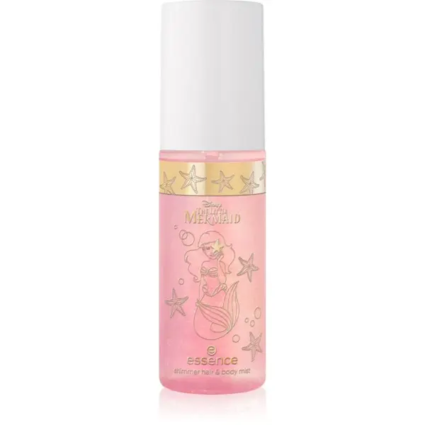 essence Disney The Little Mermaid tělová mlha se třpytkami pro ženy 100 ml