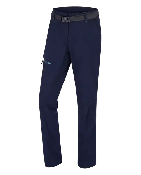 Husky Kamela L M - long, blue Dámské outdoor kalhoty