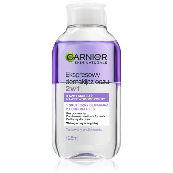 Garnier Skin Naturals posilující odličovač očí 2 v 1 125 ml