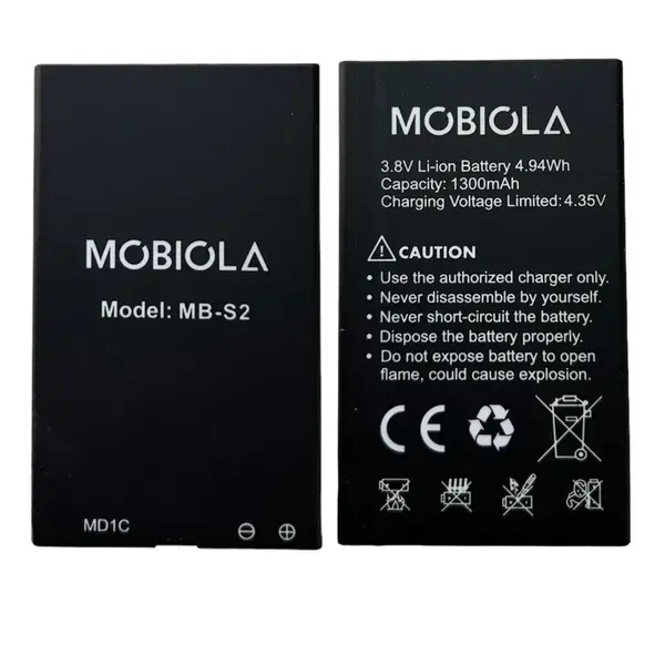 Baterie MB-S2 pro MOBIOLA MB3200, MB3200i, Li-Ion 1300 mAh