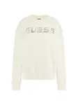 GUESS Mikina 'Cecilia'  strieborná / biela