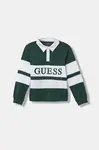 Guess Dětská bavlněná polokošile Guess