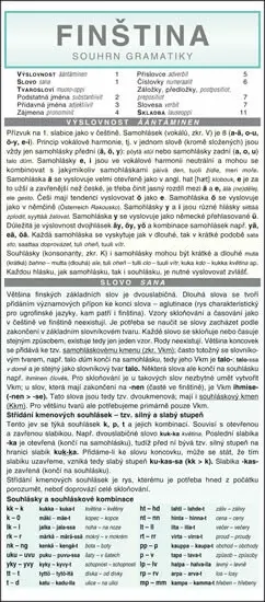 FINŠTINA souhrn gramatiky - Čermáková Marie