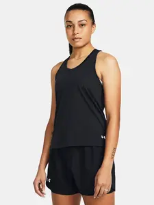 Čierne dámske tielko Under Armour UA Launch Singlet