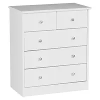 MID.YOU KOMODA, bílá, 60/70/35 cm