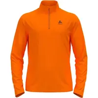 Odlo MID LAYER 1/2 ZIP BERRA Pánska mikina, oranžová, veľkosť