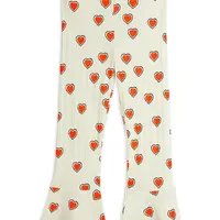 Dětské tepláky Mini Rodini Outlined hearts béžová barva, 2563010511