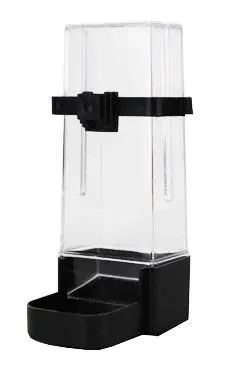 Náhradní krmítko klec ptáci Chic Loft černá Zolux