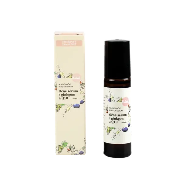 Kvitok Roll-on sérum na oční okolí s koenzymem Q10 - noční (10 ml)