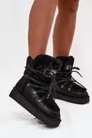 Dámské sněhule na platformě s kožešinou D.Franklin