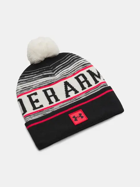 Pánská čepice Under Armour M Halftime Pom Beanie-BRN - Pánské