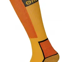 Husky Snow-ski XL (45-48), žlutá/černá Podkolenky