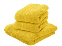 2x osuška Comfort 70x140 cm žltá, 100% bavlna